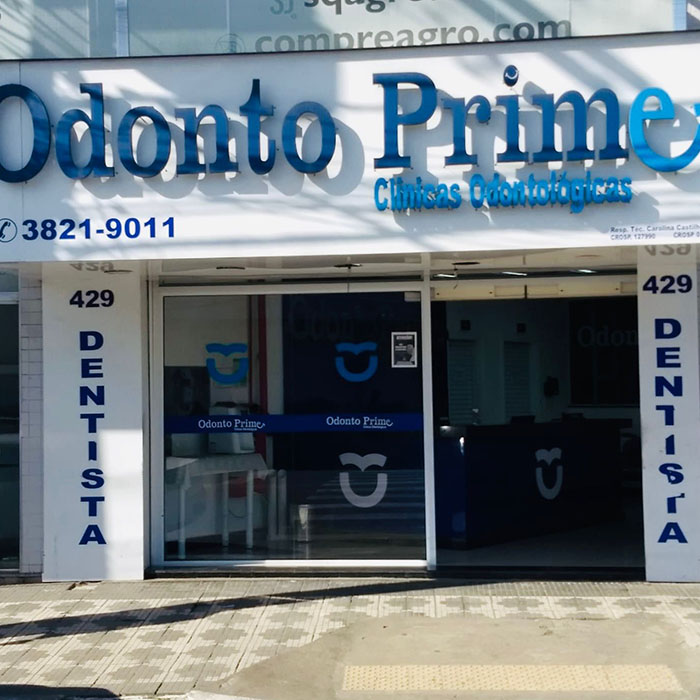 Fachada Unidade Odonto Prime Registro SP