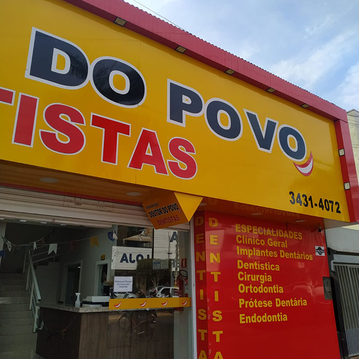 Fachada Unidade Doutor do Povo Ponta Porã MS