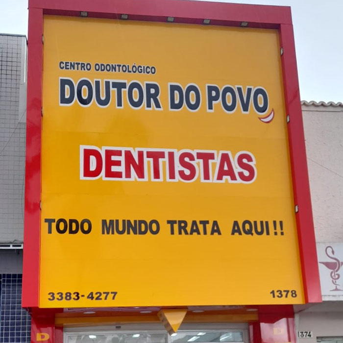 Fachada Unidade Doutor do Povo São José dos Pinhais PR